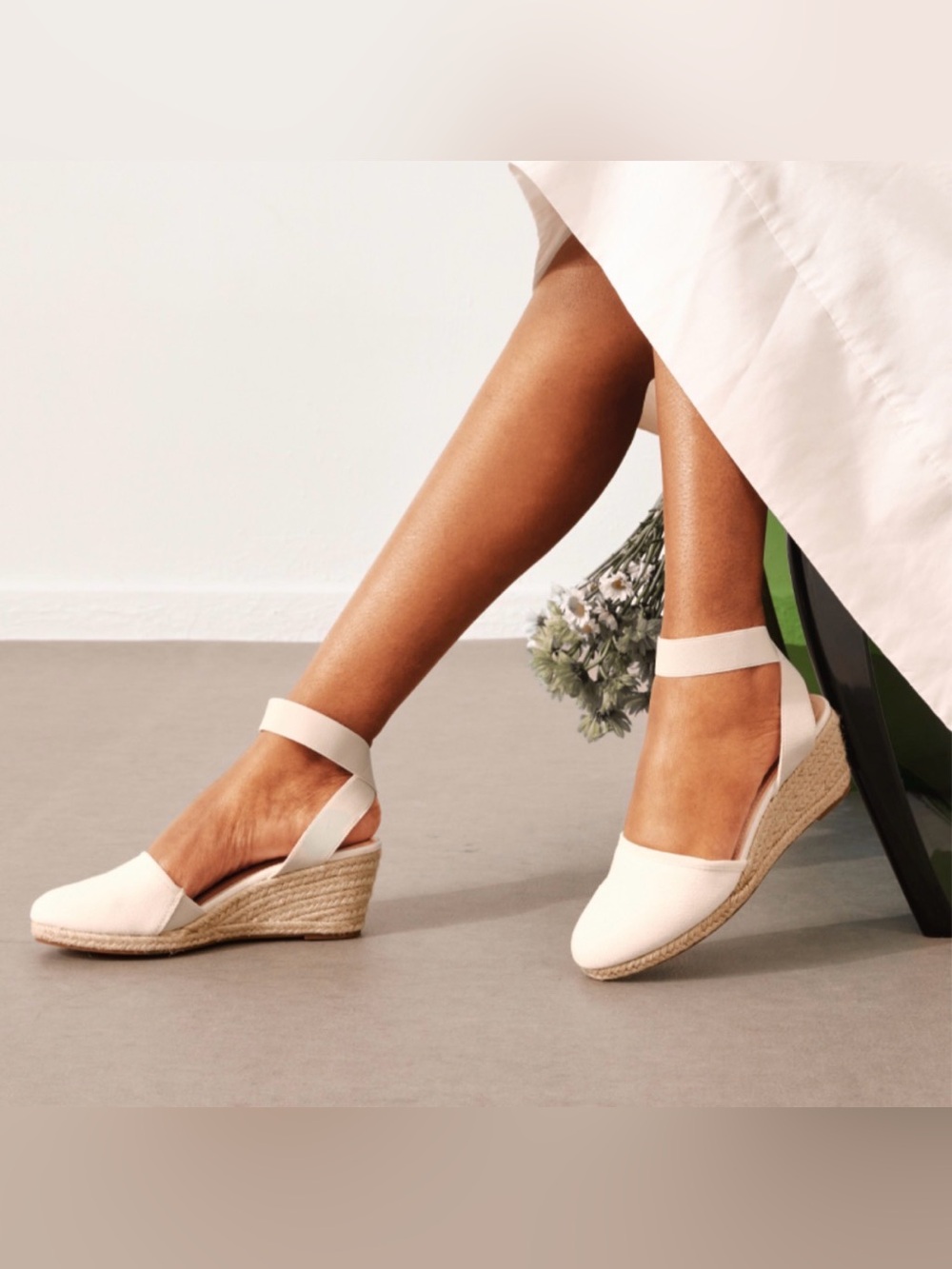Dream Pairs Espadrille Ankle-Strap Wedge